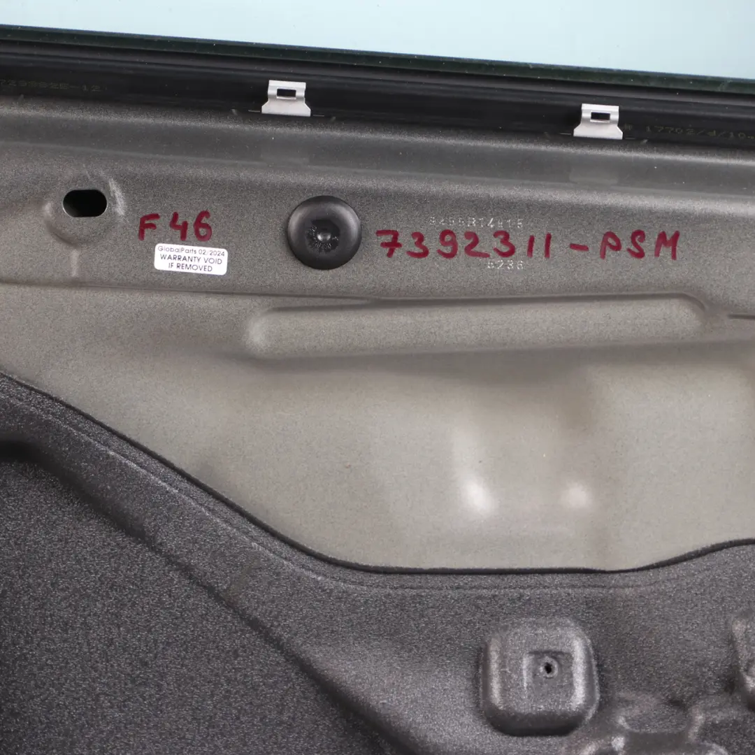 Door Front Left N/S Platinum Silver Metallic - C08 to BMW F46 Gran Tourer with Part number 7392311 BMW F46 Gran Tourer Door Front Left N/S Platinum Silver Metallic - C08 - SKU 7392311-PSM - Part number 7392311