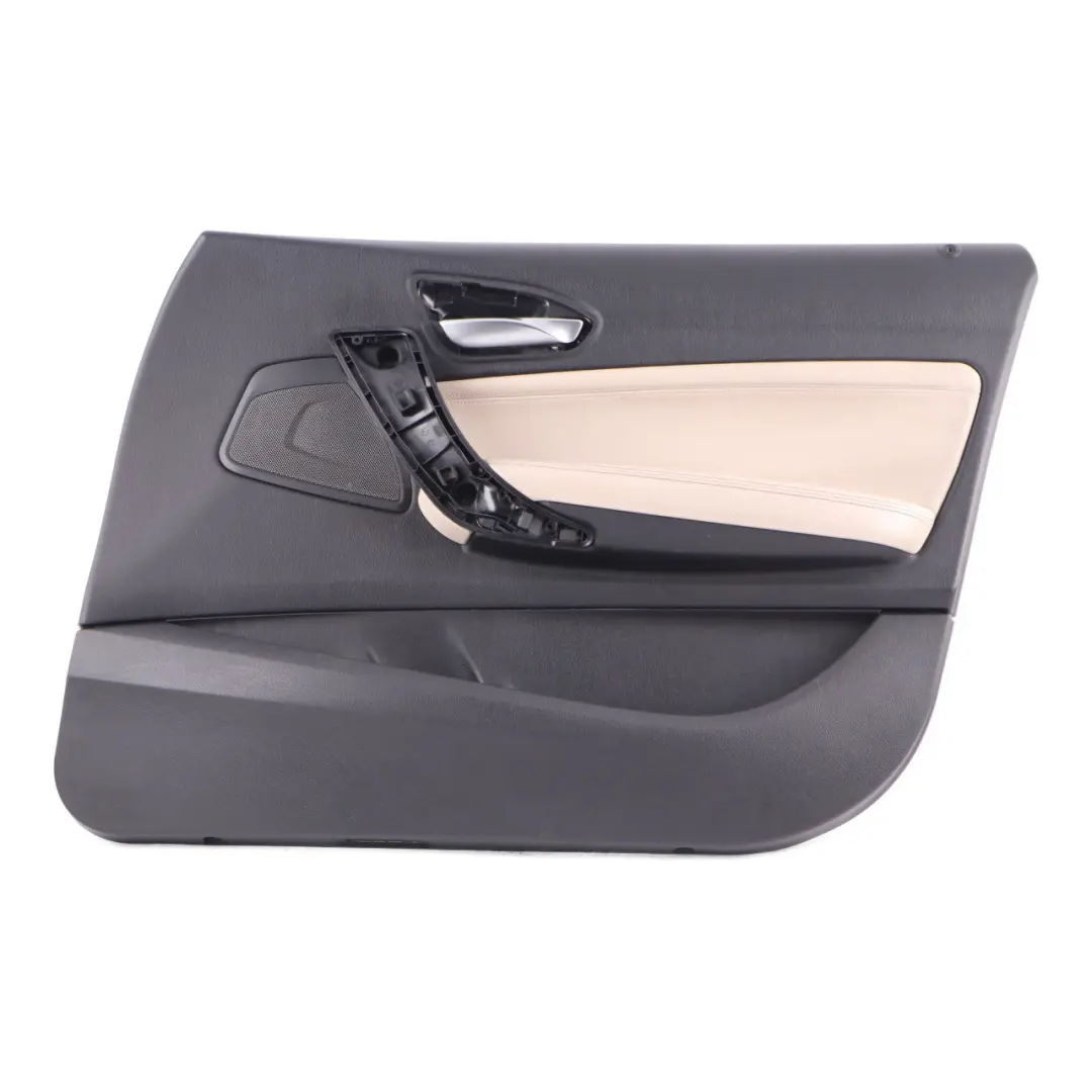 Door Card Front Right O/S Door Lining Trim Panel Leather Dakota Oyster to BMW F20 with Part number 7392380 BMW F20 Door Card Front Right O/S Door Lining Trim Panel Leather Dakota Oyster - SKU 7392380 - Part number 7392380