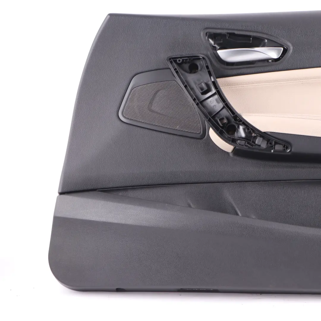 Door Card Front Right O/S Door Lining Trim Panel Leather Dakota Oyster to BMW F20 with Part number 7392380 BMW F20 Door Card Front Right O/S Door Lining Trim Panel Leather Dakota Oyster - SKU 7392380 - Part number 7392380