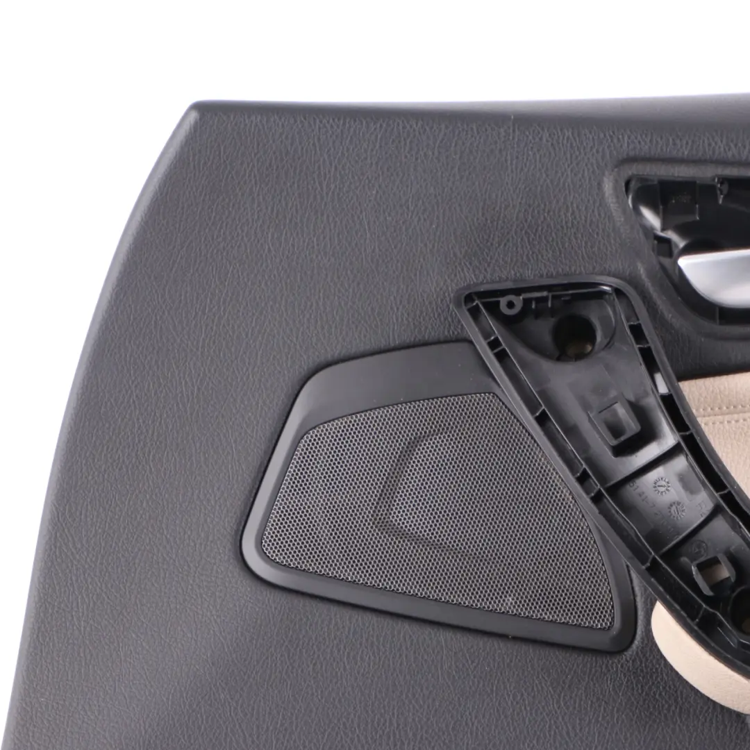Door Card Front Right O/S Door Lining Trim Panel Leather Dakota Oyster to BMW F20 with Part number 7392380 BMW F20 Door Card Front Right O/S Door Lining Trim Panel Leather Dakota Oyster - SKU 7392380 - Part number 7392380