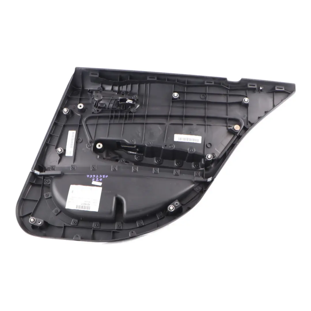 Door Card Rear Left N/S Door Lining Trim Panel Leather Dakota Oyster to BMW F20 with Part number 7392387 BMW F20 Door Card Rear Left N/S Door Lining Trim Panel Leather Dakota Oyster - SKU 7392387 - Part number 7392387