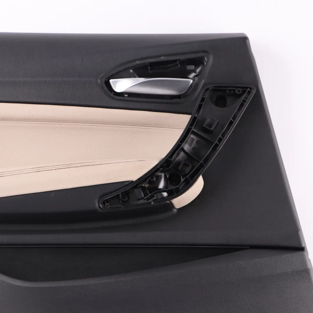 Door Card Rear Left N/S Door Lining Trim Panel Leather Dakota Oyster to BMW F20 with Part number 7392387 BMW F20 Door Card Rear Left N/S Door Lining Trim Panel Leather Dakota Oyster - SKU 7392387 - Part number 7392387