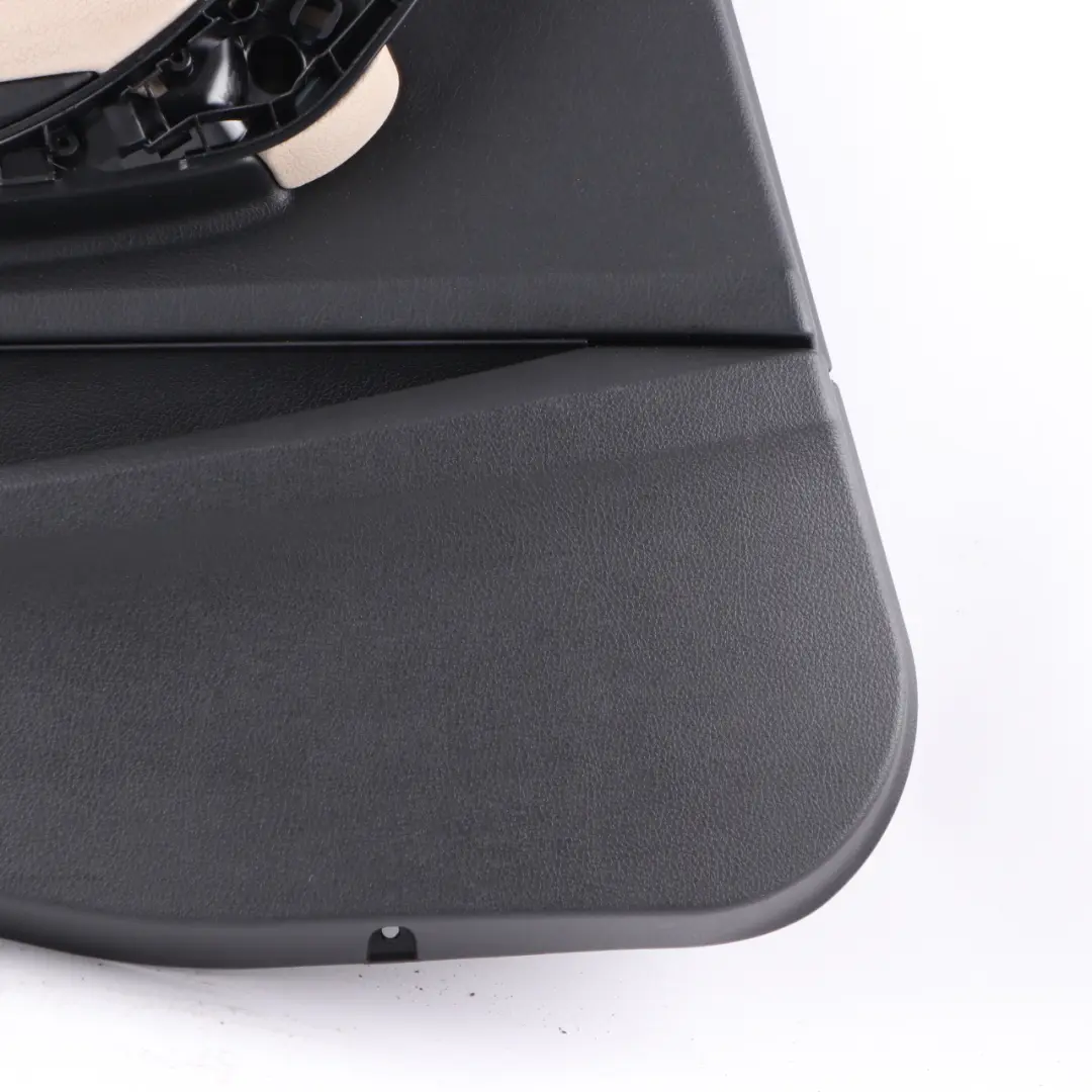 Door Card Rear Left N/S Door Lining Trim Panel Leather Dakota Oyster to BMW F20 with Part number 7392387 BMW F20 Door Card Rear Left N/S Door Lining Trim Panel Leather Dakota Oyster - SKU 7392387 - Part number 7392387