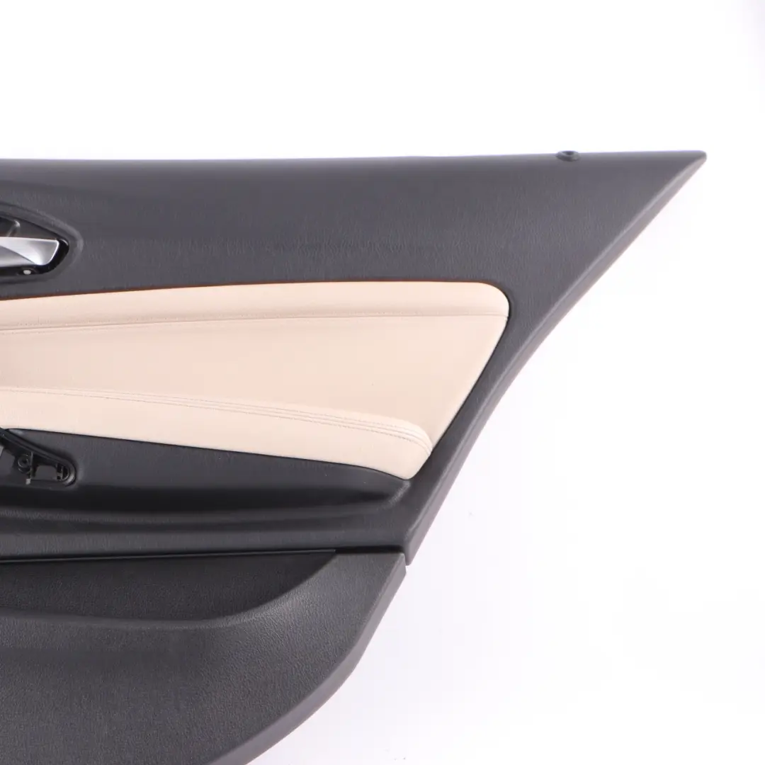 Door Card Rear Right O/S Door Lining Trim Panel Leather Dakota Oyster to BMW F20 with Part number 7392388 BMW F20 Door Card Rear Right O/S Door Lining Trim Panel Leather Dakota Oyster - SKU 7392388 - Part number 7392388