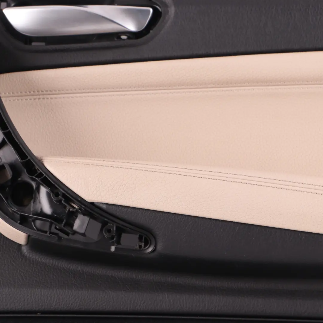 BMW F20 Scheda porta posteriore destra rivestimento pelle Dakota Oyster - SKU 7392388 - Numero di parte 7392388