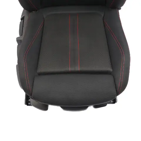 Front Seat M Sport Right O/S Fabric Cloth Anthrazit Red to BMW F21 LCI with Part number 7392456 BMW F21 LCI Front Seat M Sport Right O/S Fabric Cloth Anthrazit Red - SKU 7392456-1 - Part number 7392456