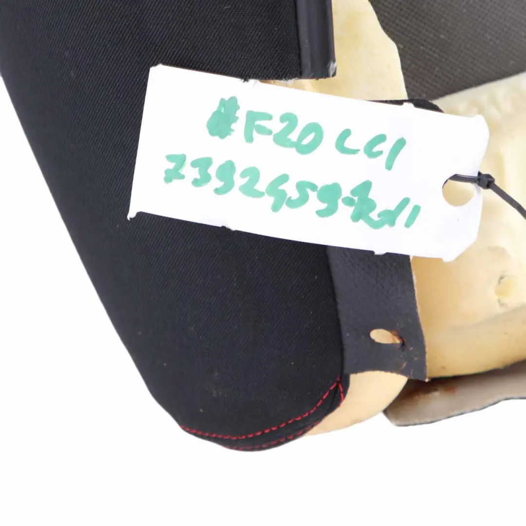 Backrest Cover BMW F20 F30 LCI Front Left Sport N/S Cloth Anthracite Red to Seat with Part number 7392459 Seat Backrest Cover BMW F20 F30 LCI Front Left Sport N/S Cloth Anthracite Red - SKU 7392459-1 - Part number 7392459