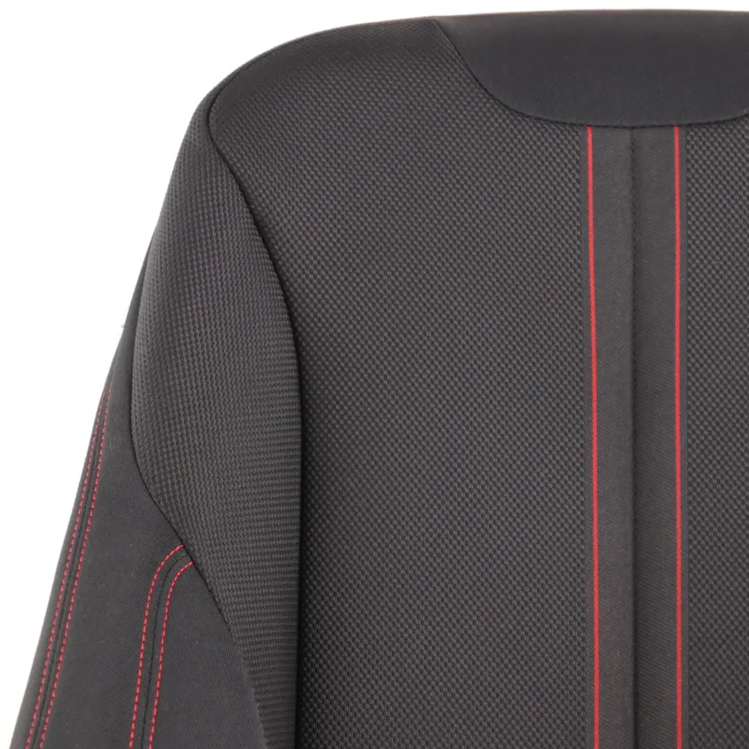 Seat Backrest Cover BMW F20 F30 LCI Front Left Sport N/S Cloth Anthracite Red - SKU 7392459-1 - Part number 7392459