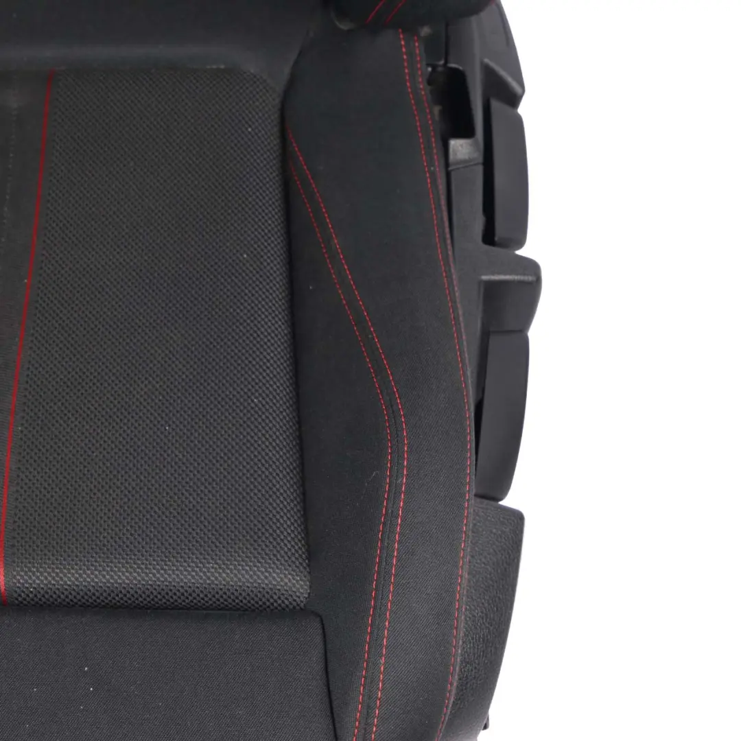 BMW F20 LCI Front Left Sport Seat N/S Fabric Corner Anthracite Accent Red - SKU 7392459 - Part number 7392459