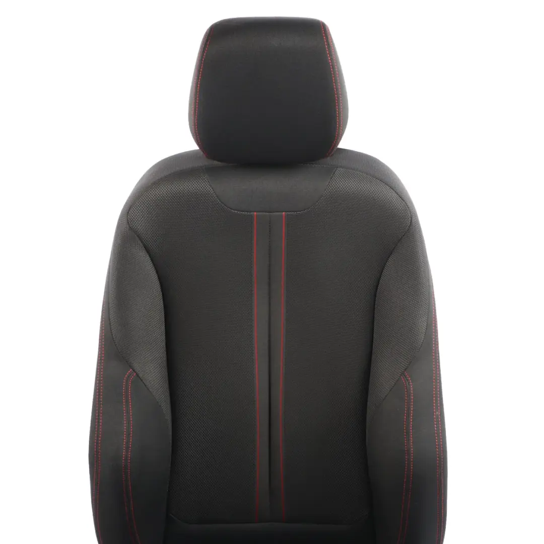 BMW F20 LCI Front Seat M Sport Right O/S Fabric Cloth Anthrazit Red - SKU 7392460-1 - Part number 7392460