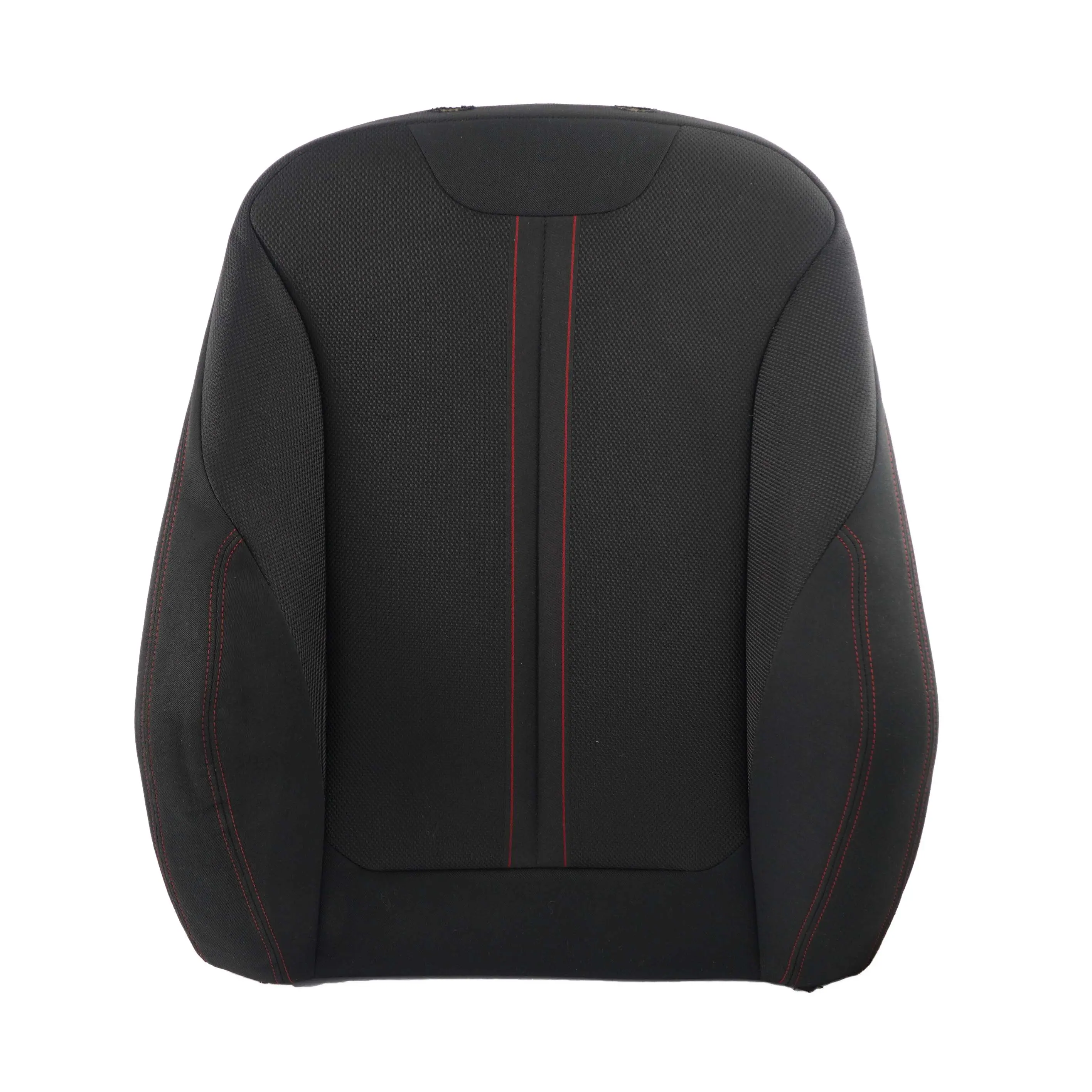 BMW F20 F30 LCI Front Right Sport Seat O/S Backrest Cover Cloth Anthracite Red