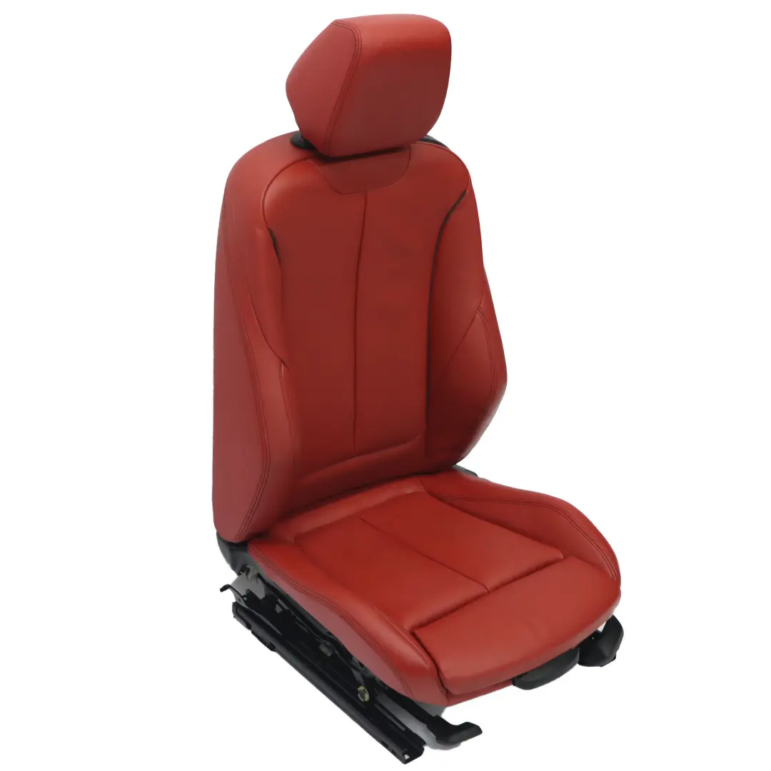 Fotel Lewy Przód Sportowy Podgrzewany Skórza Dakota Korall Rot do BMW F21 o numerze 7392471 BMW F21 Fotel Lewy Przód Sportowy Podgrzewany Skórza Dakota Korall Rot - SKU 7392471-2 - Numer Części 7392471