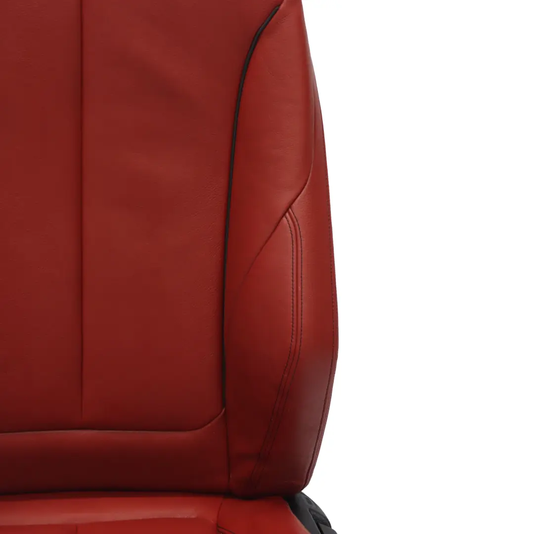 Sedile anteriore BMW F21 sinistro Sport riscaldato pelle Dakota Korall Rot nero per con numero di parte 7392471 Sedile anteriore BMW F21 sinistro Sport riscaldato pelle Dakota Korall Rot nero - SKU 7392471-2 - Numero di parte 7392471