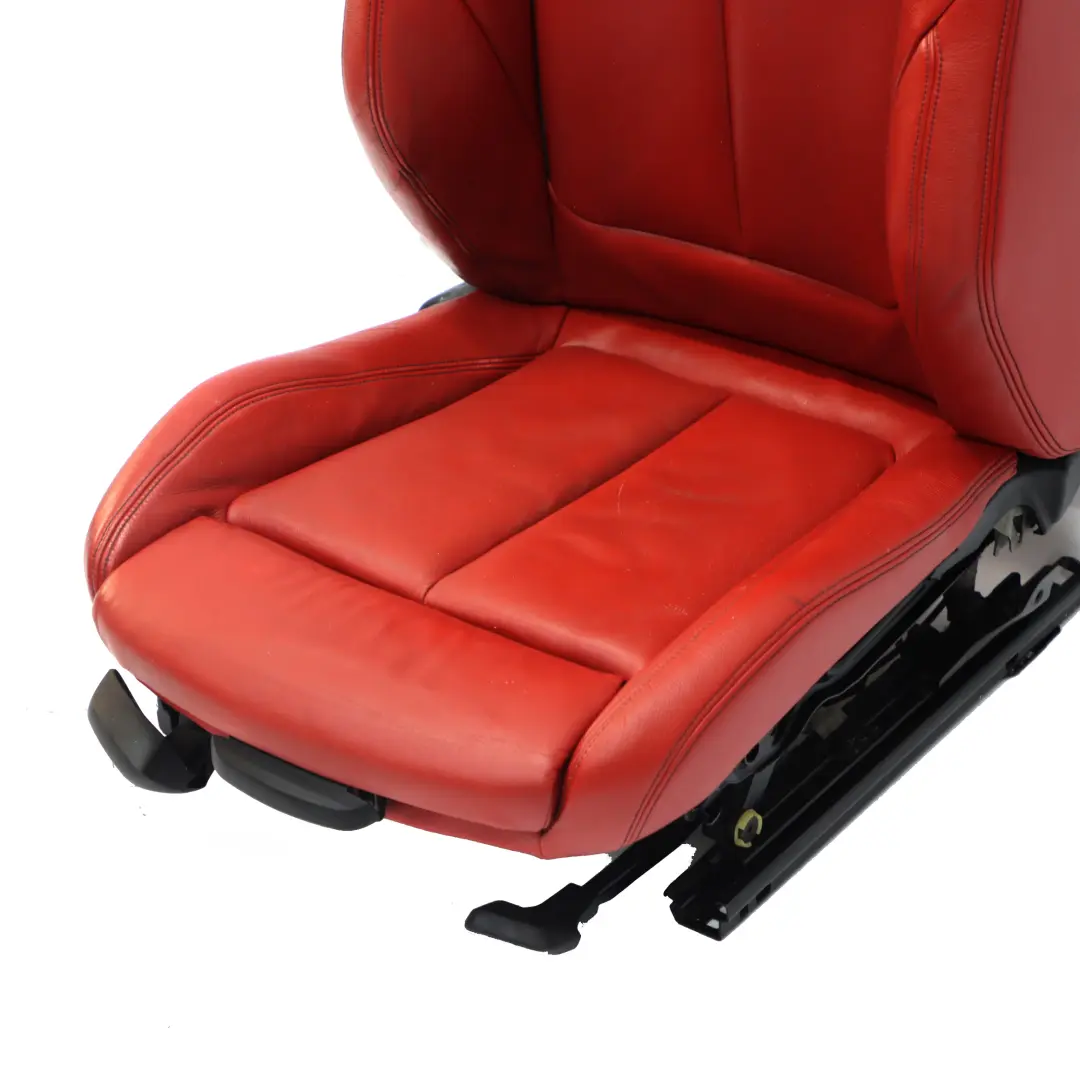 Front Seat BMW F21 F22 Right O/S M Sport Heated Leather Dakota Korall Red to  with Part number 7392472  Front Seat BMW F21 F22 Right O/S M Sport Heated Leather Dakota Korall Red - SKU 7392472-2 - Part number 7392472