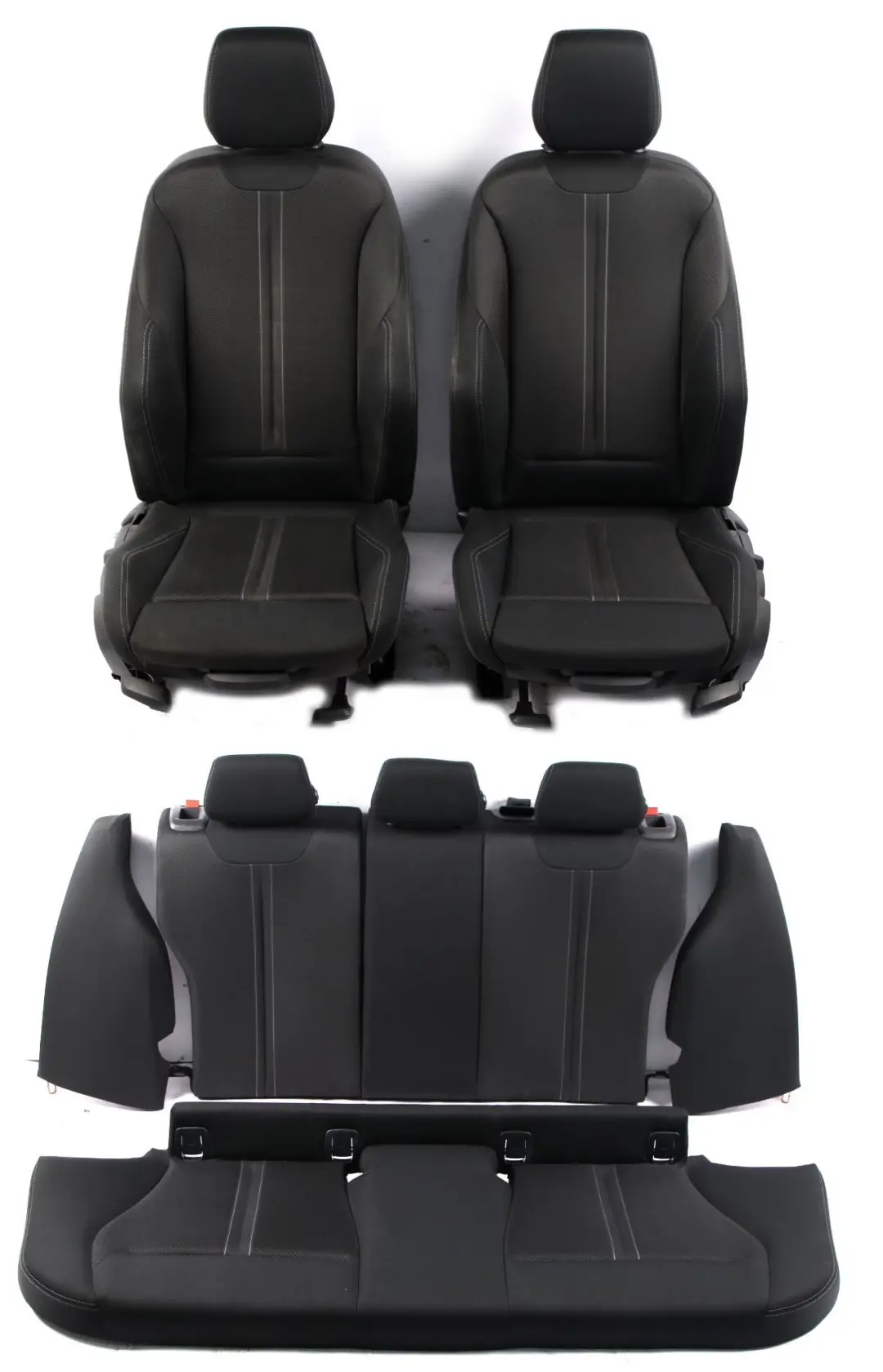 Seats BMW F20 LCI Cloth Interior Front Rear Seat Set Anthrazit Akzent Grau to Sport with Part number 7392482 Sport Seats BMW F20 LCI Cloth Interior Front Rear Seat Set Anthrazit Akzent Grau - SKU 7392482 - Part number 7392482