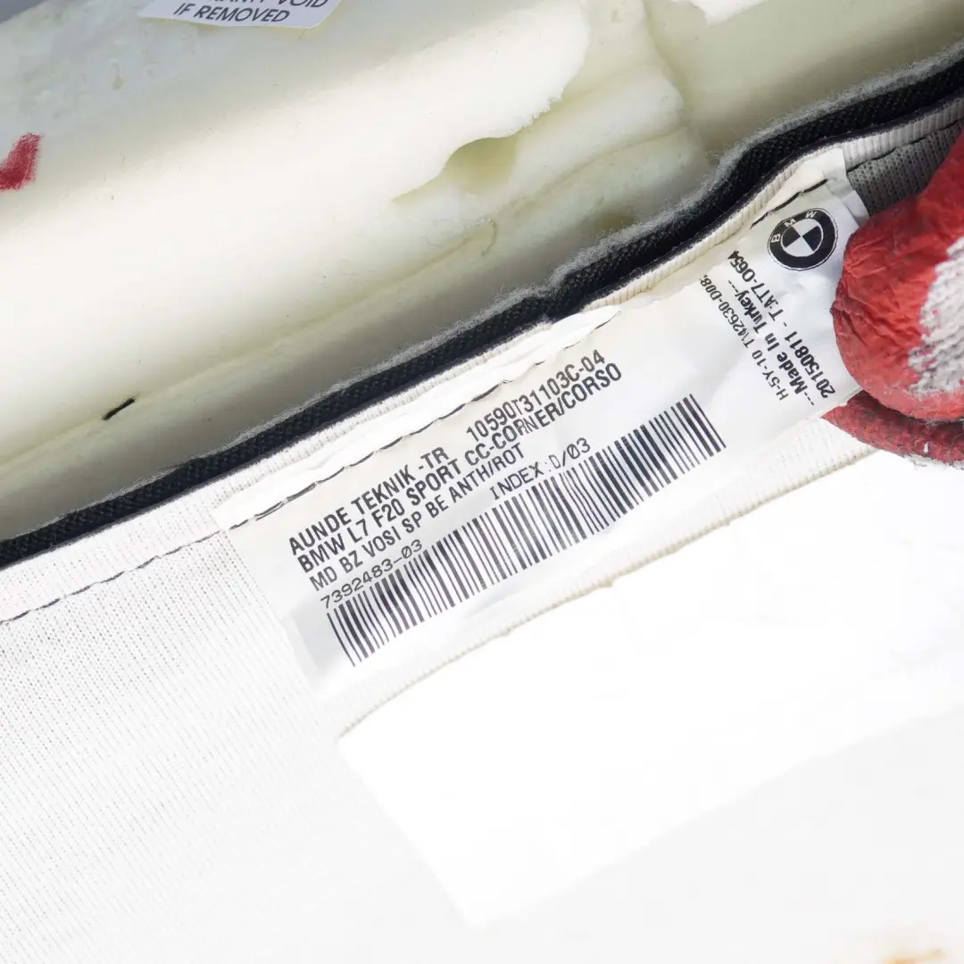 Delantero Izquierdo Derecho Asiento Deportivo Tela Antracita Rojo para BMW F20 LCI con número de pieza 7475397 BMW F20 LCI Delantero Izquierdo Derecho Asiento Deportivo Tela Antracita Rojo - SKU 7392483 - Número de pieza 7475397