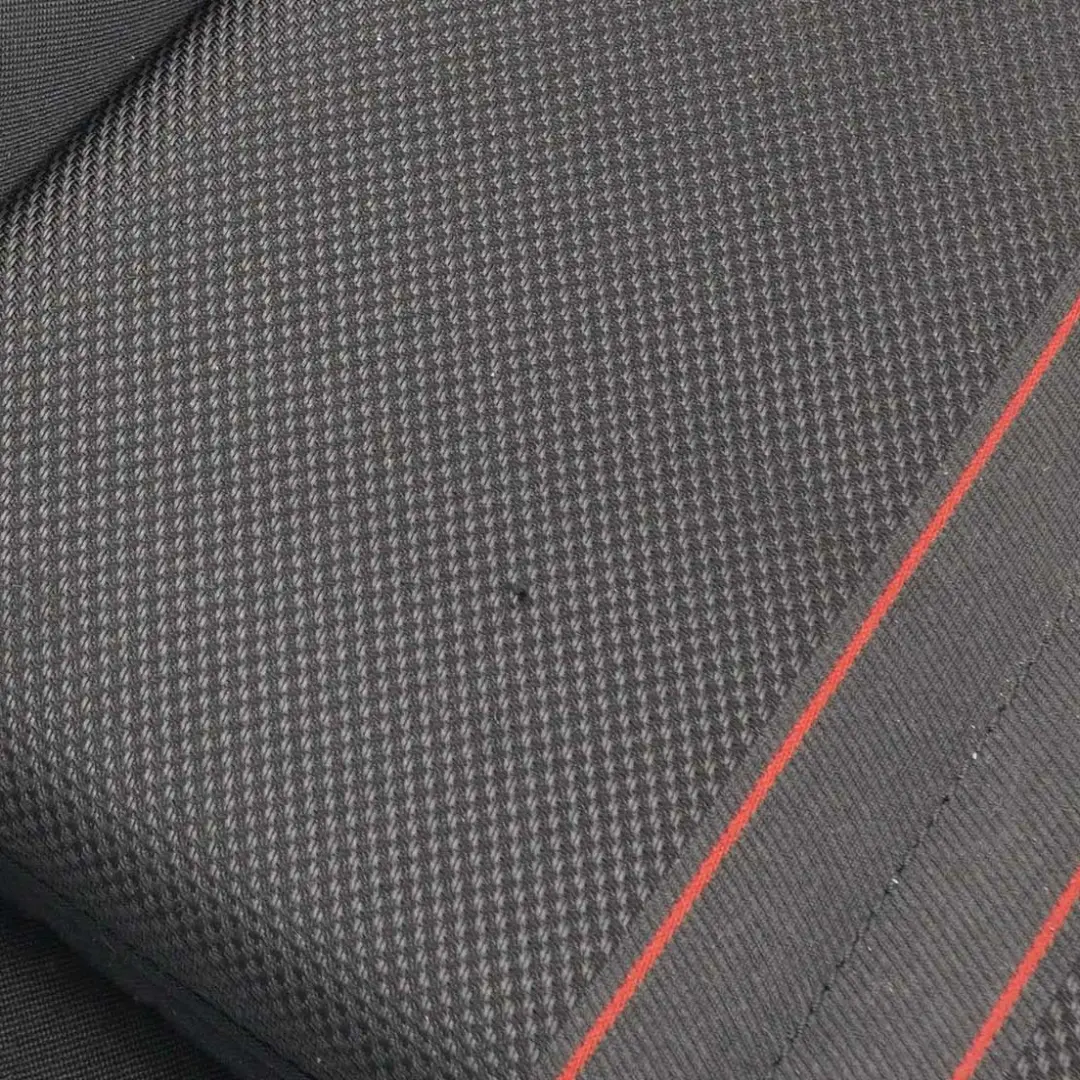 BMW 1 3 F20 F30 LCI Front Left Right Sport Seat Cover Cloth Anthracite Red - SKU 7392483 - Part number 7475397