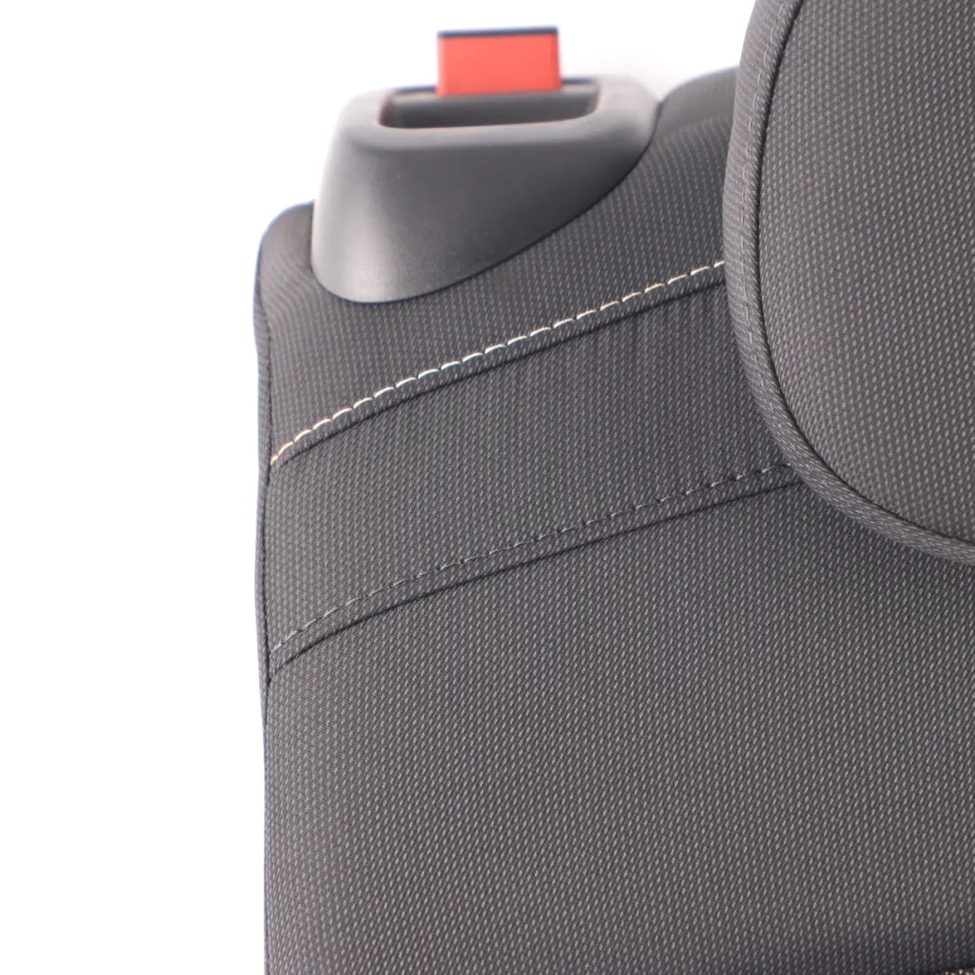 Mini F54 Seat Backrest Rear Right O/S Back Cover Cloth Fabric Firework Black - SKU 7392928 - Part number 7392928