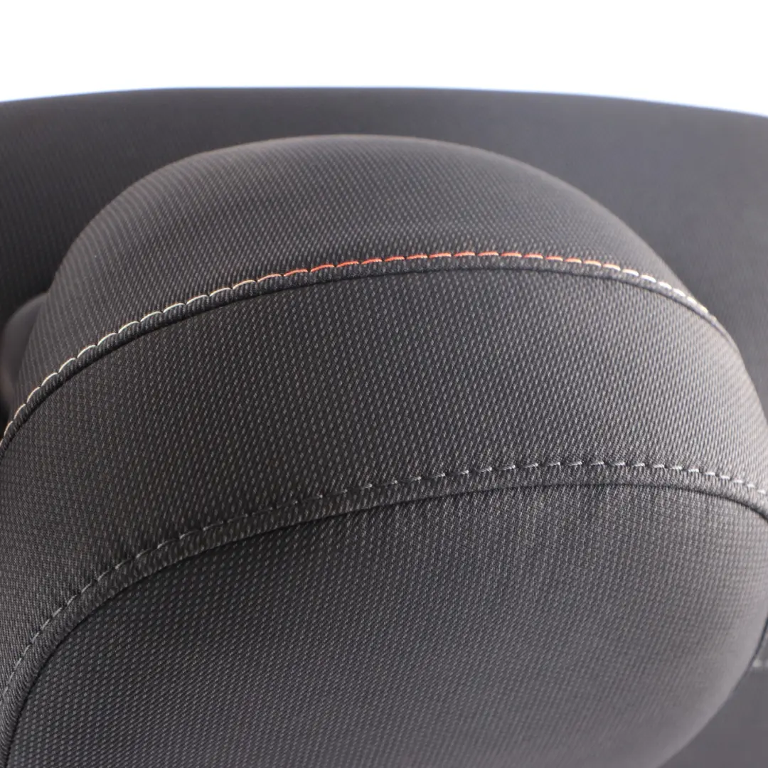 Mini F54 Seat Backrest Rear Right O/S Back Cover Cloth Fabric Firework Black - SKU 7392928 - Part number 7392928