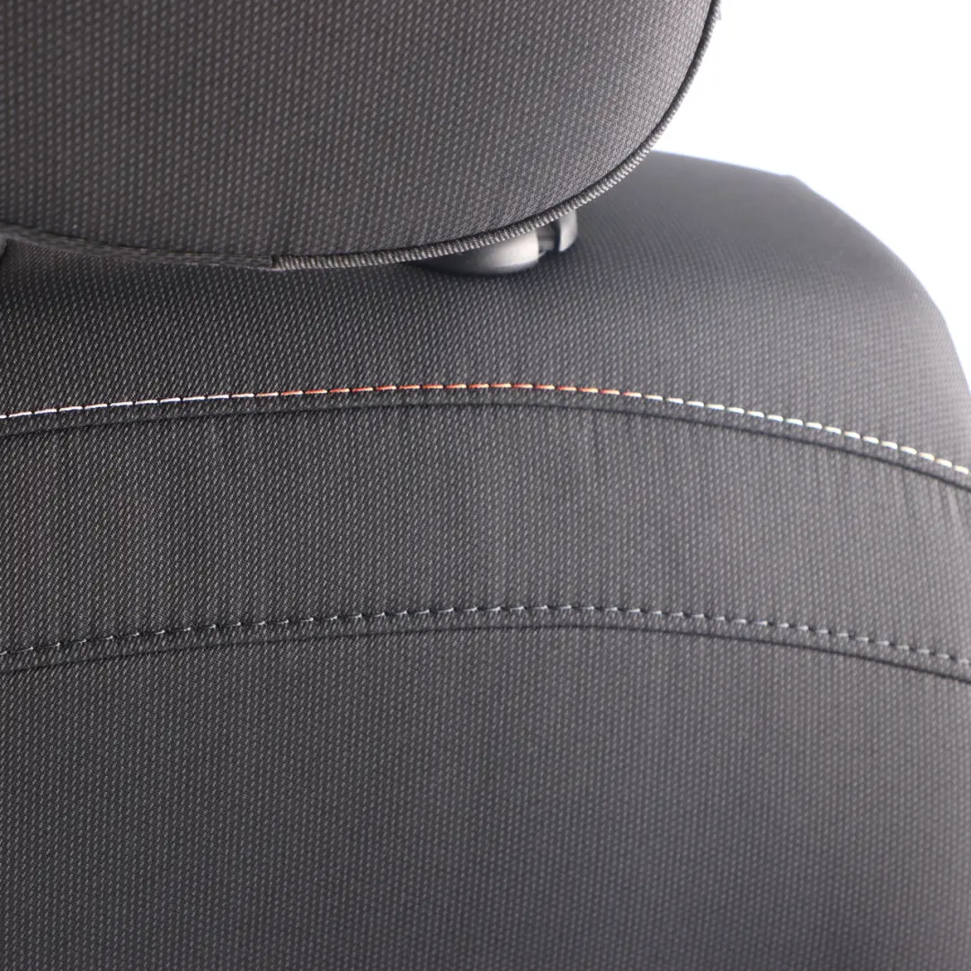 Mini F54 Seat Backrest Rear Right O/S Back Cover Cloth Fabric Firework Black - SKU 7392928 - Part number 7392928