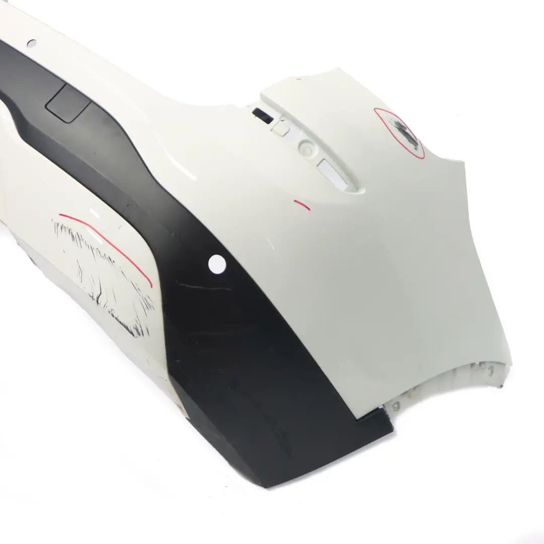 Bumper BMW X3 F25 Trim Panel Cover PDC Alpinweiss 3 Alpine White - 300 to Rear with Part number 7392992 Rear Bumper BMW X3 F25 Trim Panel Cover PDC Alpinweiss 3 Alpine White - 300 - SKU 7392992-AW - Part number 7392992