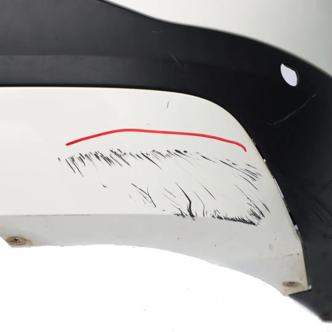 Bumper BMW X3 F25 Trim Panel Cover PDC Alpinweiss 3 Alpine White - 300 to Rear with Part number 7392992 Rear Bumper BMW X3 F25 Trim Panel Cover PDC Alpinweiss 3 Alpine White - 300 - SKU 7392992-AW - Part number 7392992