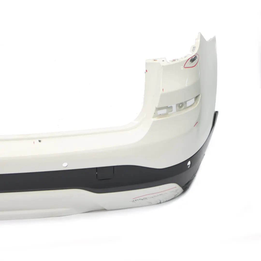 Bumper BMW X3 F25 Trim Panel Cover PDC Alpinweiss 3 Alpine White - 300 to Rear with Part number 7392992 Rear Bumper BMW X3 F25 Trim Panel Cover PDC Alpinweiss 3 Alpine White - 300 - SKU 7392992-AW - Part number 7392992