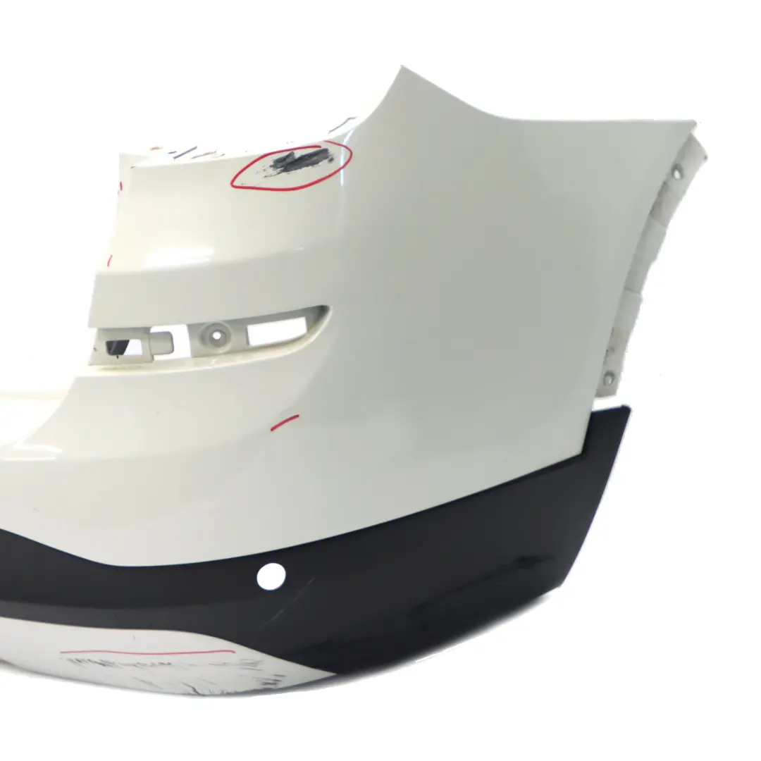 Bumper BMW X3 F25 Trim Panel Cover PDC Alpinweiss 3 Alpine White - 300 to Rear with Part number 7392992 Rear Bumper BMW X3 F25 Trim Panel Cover PDC Alpinweiss 3 Alpine White - 300 - SKU 7392992-AW - Part number 7392992