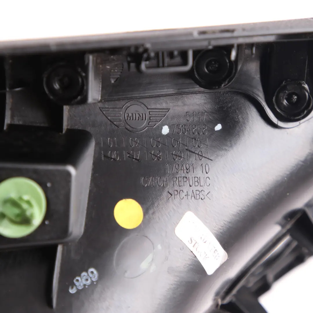 Mini Cooper F57 Convertible A-Pillar Column Cover Trim Right O/S Black 7364858 - SKU 7393008 - Part number 7393008