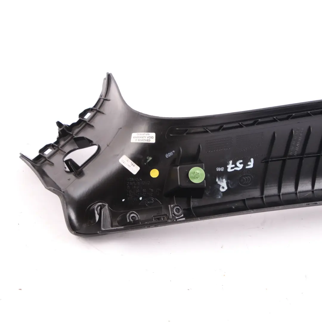 Copertura Colonna Montante A Destro Nero 7364858 per Mini Cooper F57 Convertible con numero di parte 7393008 Mini Cooper F57 Convertible Copertura Colonna Montante A Destro Nero 7364858 - SKU 7393008 - Numero di parte 7393008