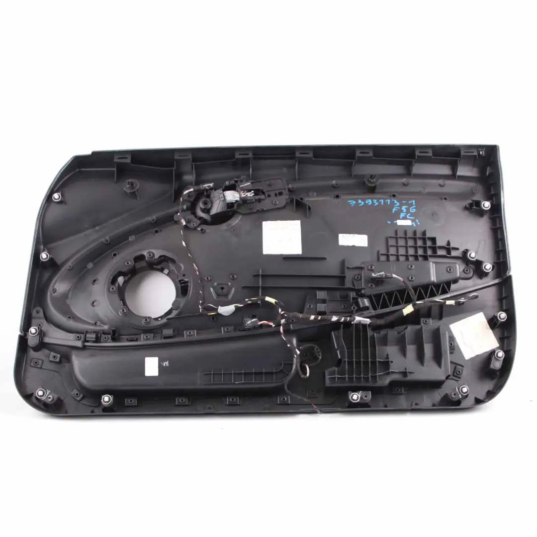 Door Card Front Left N/S Trim Panel Basic Carbon Black to Mini F56 F57 with Part number 7393113 Mini F56 F57 Door Card Front Left N/S Trim Panel Basic Carbon Black - SKU 7393113-1 - Part number 7393113