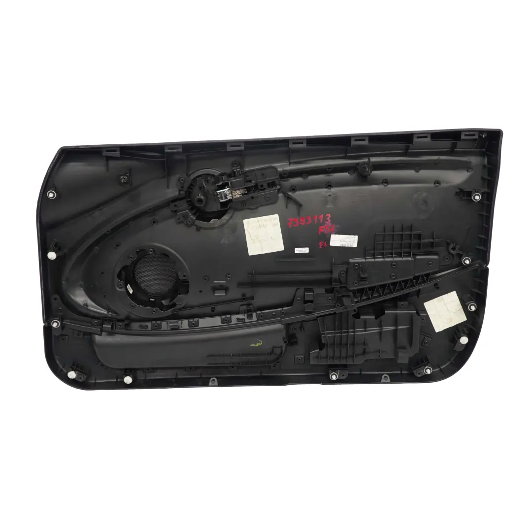 Mini Cooper F56 Front Left N/S Door Card Trim Panel Basic Carbon Black - SKU 7393113 - Part number 7393113