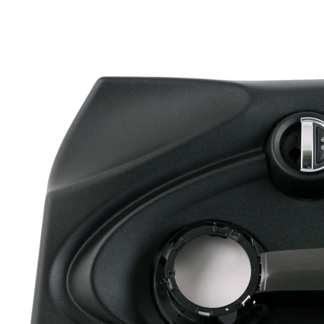 Front Right O/S Door Card Trim Panel Basic Carbon Black to Mini Cooper F56 F57 with Part number 7393114 Mini Cooper F56 F57 Front Right O/S Door Card Trim Panel Basic Carbon Black - SKU 7393114-1 - Part number 7393114