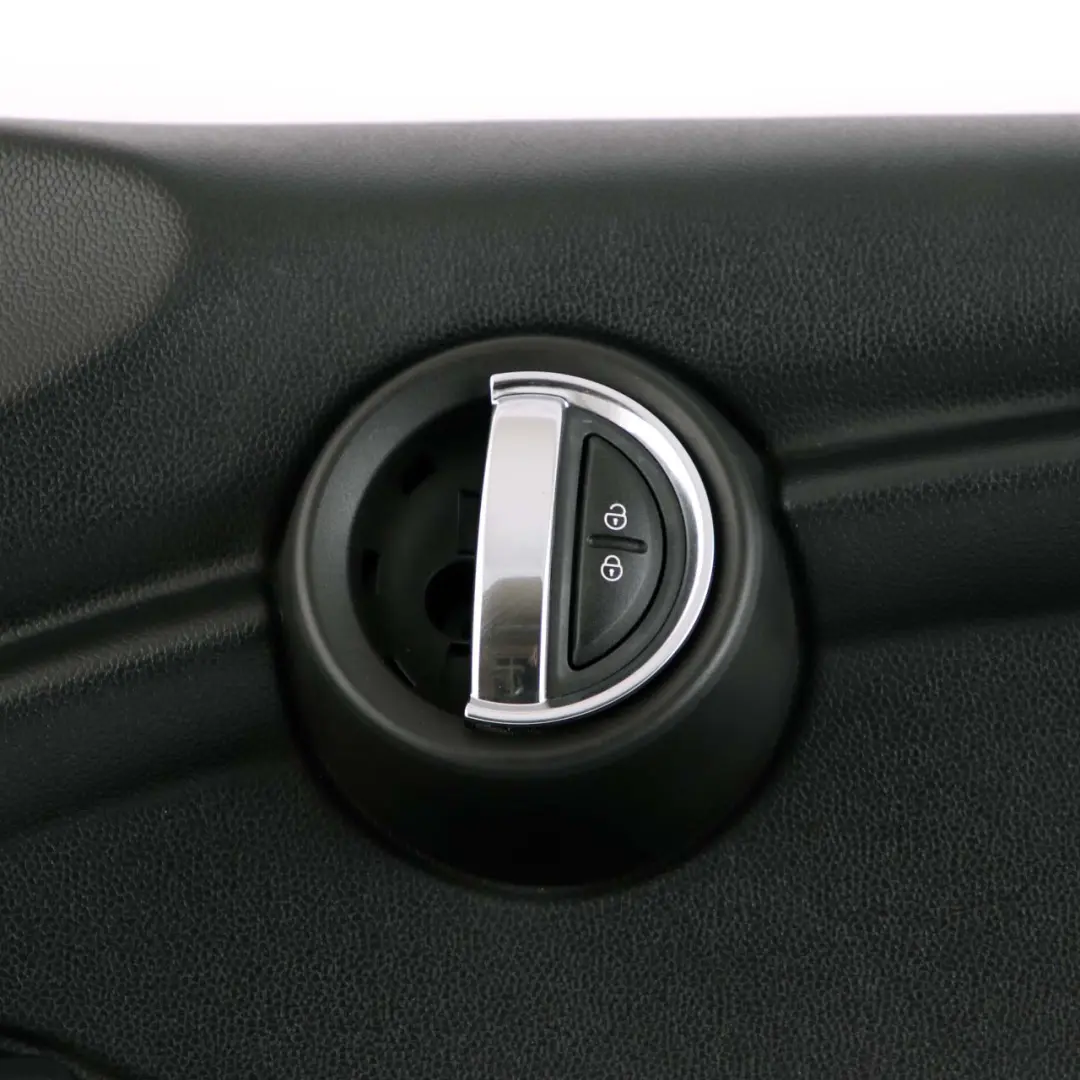 Front Right O/S Door Card Trim Panel Basic Carbon Black to Mini Cooper F56 F57 with Part number 7393114 Mini Cooper F56 F57 Front Right O/S Door Card Trim Panel Basic Carbon Black - SKU 7393114-1 - Part number 7393114