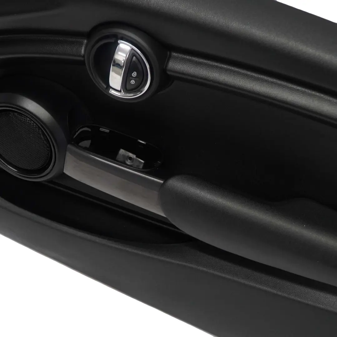 Front Right O/S Door Card Trim Panel Basic Carbon Black to Mini Cooper F56 with Part number 7393114 Mini Cooper F56 Front Right O/S Door Card Trim Panel Basic Carbon Black - SKU 7393114 - Part number 7393114