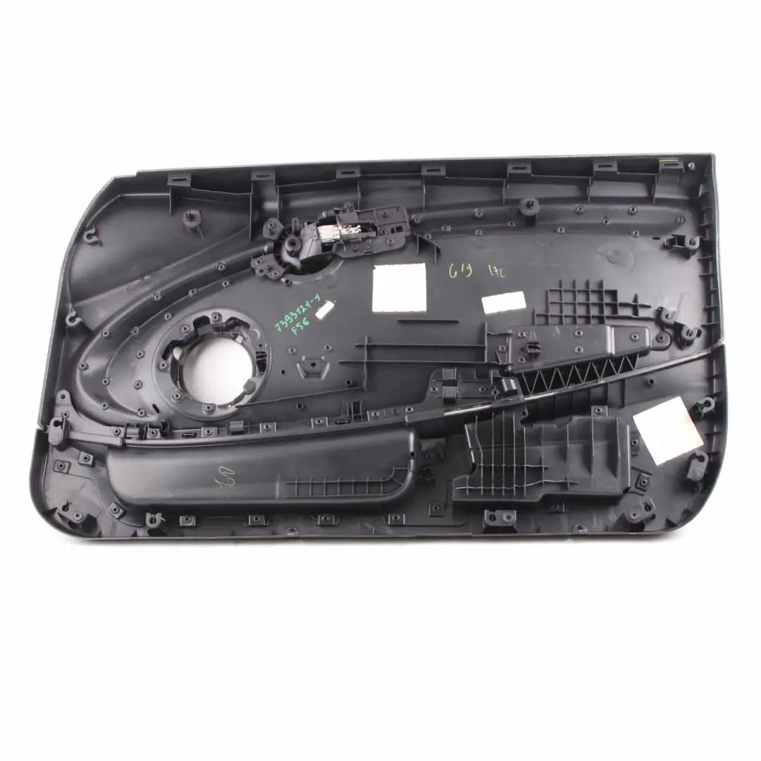 Front Left N/S Door Card Trim Panel Carbon Black to Mini Cooper F56 F57 with Part number 7393121 Mini Cooper F56 F57 Front Left N/S Door Card Trim Panel Carbon Black - SKU 7393121-1 - Part number 7393121