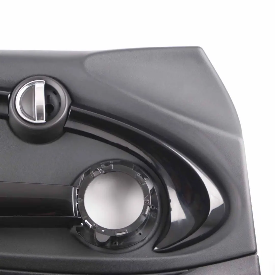 Front Left N/S Door Card Trim Panel Carbon Black to Mini Cooper F56 F57 with Part number 7393121 Mini Cooper F56 F57 Front Left N/S Door Card Trim Panel Carbon Black - SKU 7393121-1 - Part number 7393121