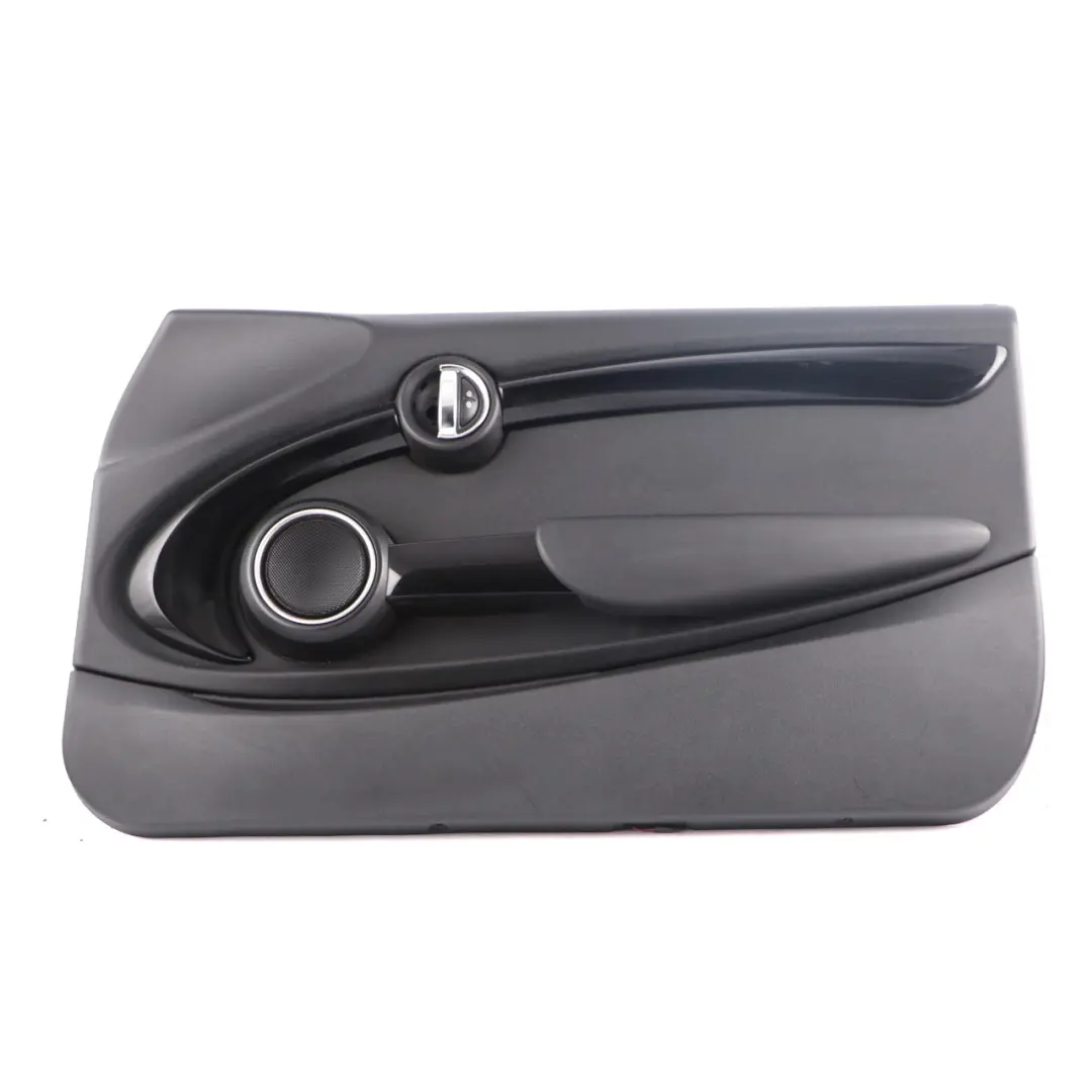 Front Right O/S Door Card Trim Cover Panelling Carbon Black to Mini F56 F57 with Part number 7393122 Mini F56 F57 Front Right O/S Door Card Trim Cover Panelling Carbon Black - SKU 7393122-3 - Part number 7393122