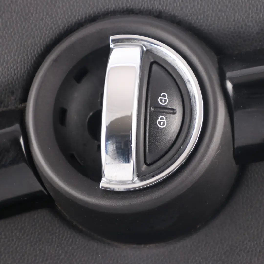 Front Right O/S Door Card Trim Cover Panelling Carbon Black to Mini F56 F57 with Part number 7393122 Mini F56 F57 Front Right O/S Door Card Trim Cover Panelling Carbon Black - SKU 7393122-3 - Part number 7393122