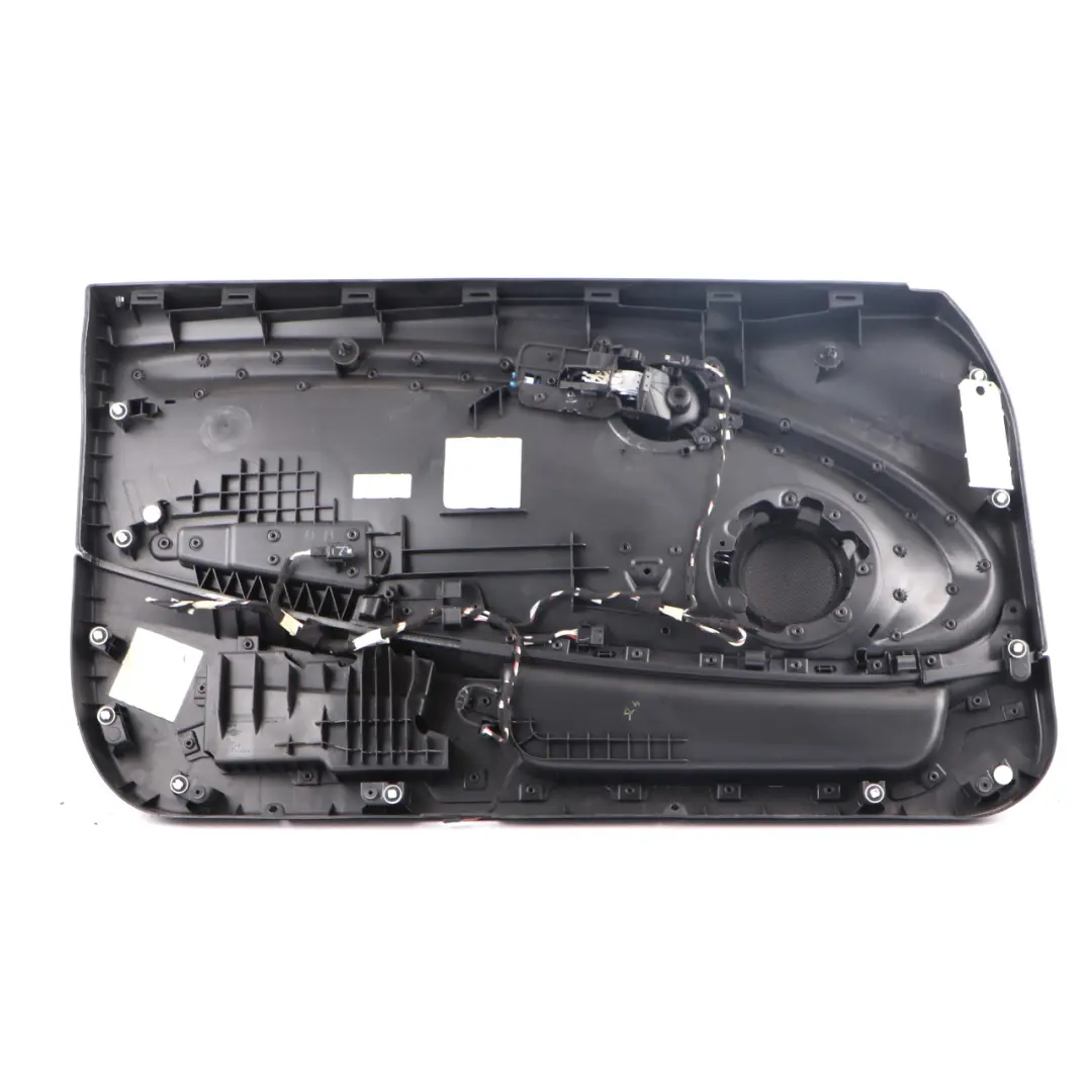 Front Right O/S Door Card Trim Cover Panelling Carbon Black to Mini F56 F57 with Part number 7393122 Mini F56 F57 Front Right O/S Door Card Trim Cover Panelling Carbon Black - SKU 7393122-3 - Part number 7393122