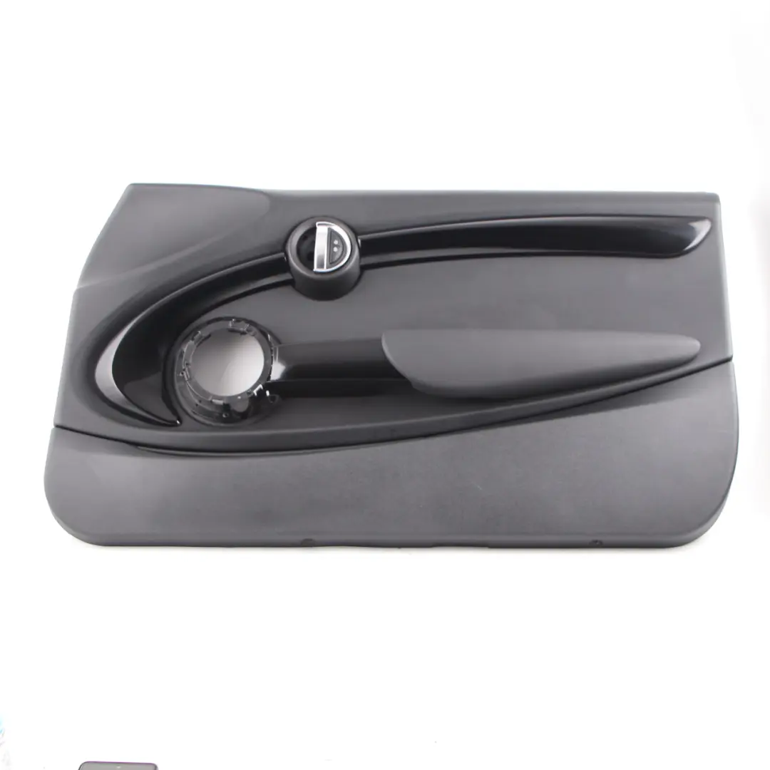 Front Right O/S Door Card Trim Cover Panelling Carbon Black to Mini F56 F57 with Part number 7393122 Mini F56 F57 Front Right O/S Door Card Trim Cover Panelling Carbon Black - SKU 7393122 - Part number 7393122