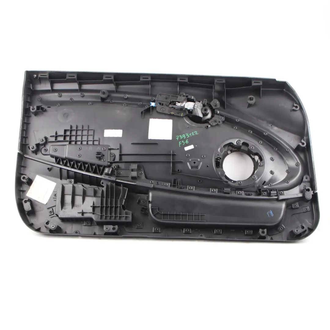 Mini F56 F57 Anteriore Destra Scheda Porta Rivestimento Nero Carbonio - SKU 7393122 - Numero di parte 7393122