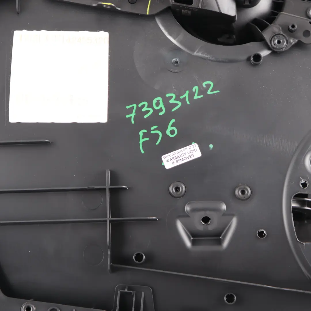 Mini F56 F57 Anteriore Destra Scheda Porta Rivestimento Nero Carbonio - SKU 7393122 - Numero di parte 7393122