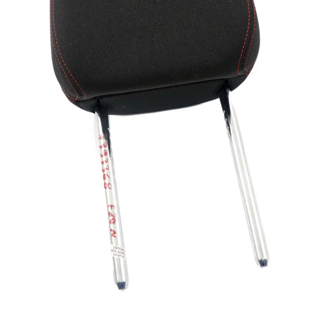 Front Left Right Seat N/O/S Headrest Cloth Fabric Anthracite Red BMW 1 2 F20 F22 - SKU 7393368 - Part number 7393368