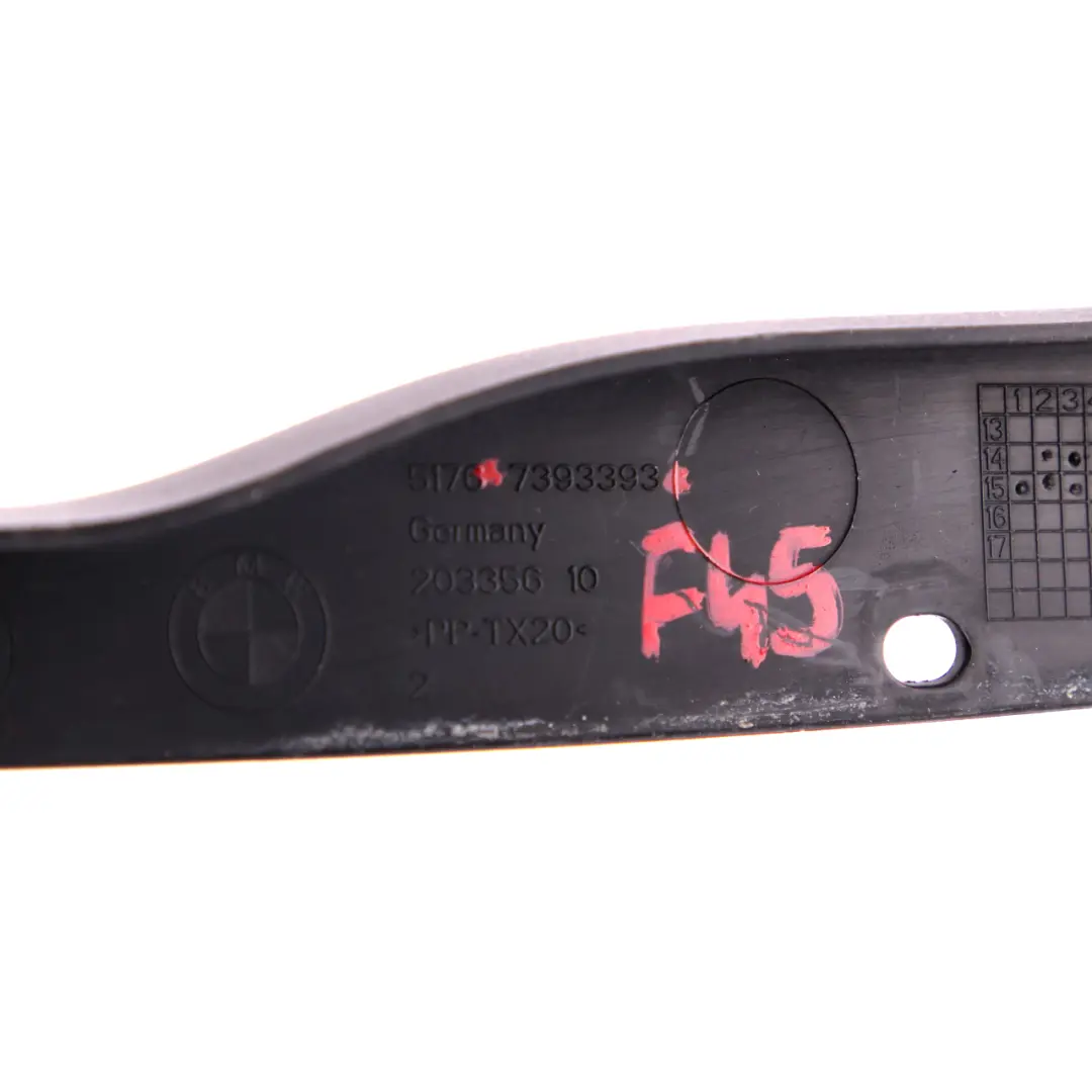 Hood Bonnet Slot Cover Trim Panel to BMW F45 F46 Active Gran Tourer with Part number 7393393 BMW F45 F46 Active Gran Tourer Hood Bonnet Slot Cover Trim Panel - SKU 7393393 - Part number 7393393