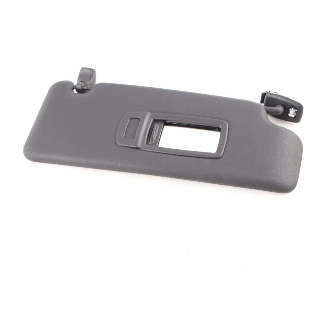 Sun Visor Mirror Right Panel Trim Black Leather Sunvisor to BMW X1 F48 with Part number 7393406 BMW X1 F48 Sun Visor Mirror Right Panel Trim Black Leather Sunvisor - SKU 7393406 - Part number 7393406