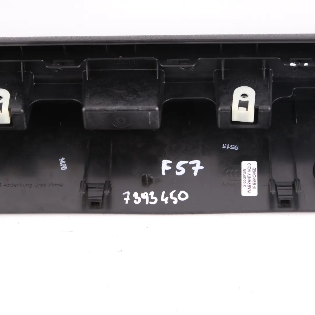 Rollover Bar Protection Trim Cover Panel Front to Mini F57 Convertible with Part number 7393450 Mini F57 Convertible Rollover Bar Protection Trim Cover Panel Front - SKU 7393450 - Part number 7393450