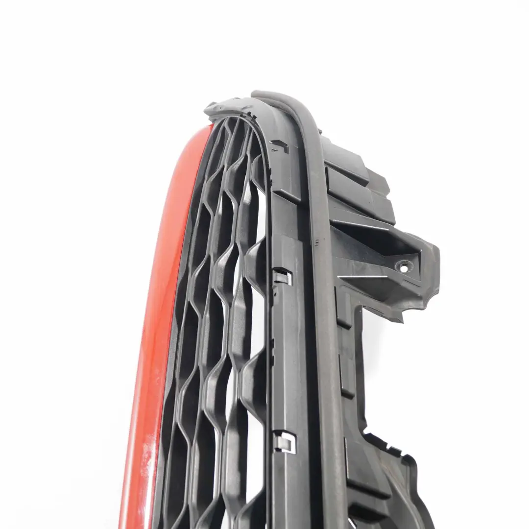 Aerokit parachoques delantero capó rejilla Chili Rojo para Mini F56 F57 JCW con número de pieza 7393456 Mini F56 F57 JCW Aerokit parachoques delantero capó rejilla Chili Rojo - SKU 7393456-CHRED - Número de pieza 7393456