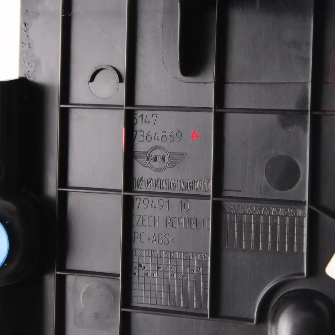 Trim Panel Roll Bar Front Left N/S 7364869 to Mini F57 Convertible Black Cover with Part number 7393465 Mini F57 Convertible Black Cover Trim Panel Roll Bar Front Left N/S 7364869 - SKU 7393465 - Part number 7393465