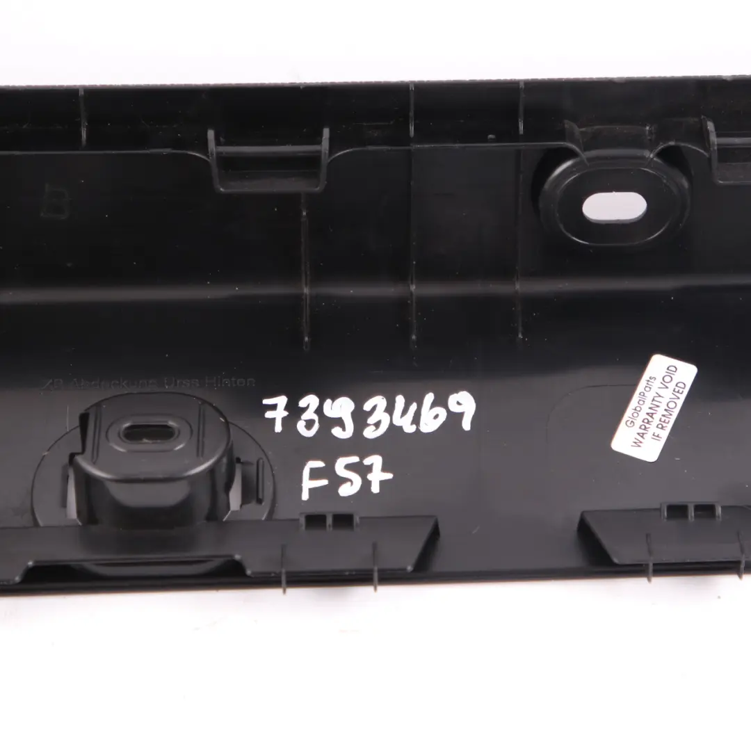 Rollover Bar Protection Trim Cover Panel Rear Black 7387160 to Mini F57 Convertible with Part number 7393469 Mini F57 Convertible Rollover Bar Protection Trim Cover Panel Rear Black 7387160 - SKU 7393469 - Part number 7393469